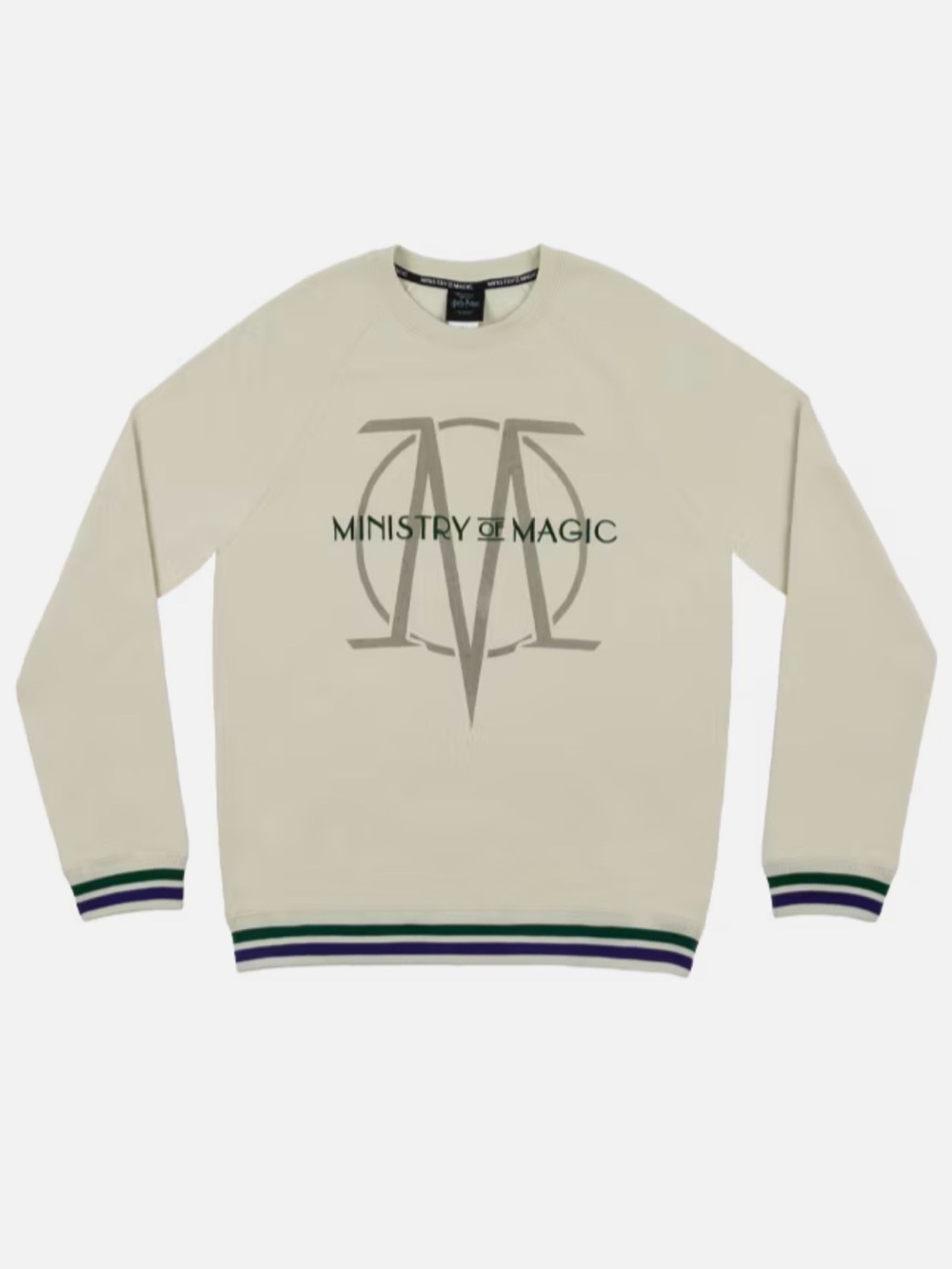 Harry Potter Ministry of Magic Crewneck Sweater Official Epic Universe Size S